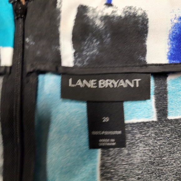 Lane Bryant Pleated Multcolor A line Skirt Size 20 - Picture 3 of 8